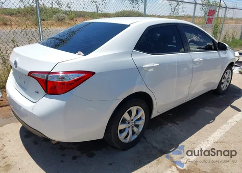 2016 Toyota Corolla Le from USA, damaged, VIN 5YFBURHE5GP473913